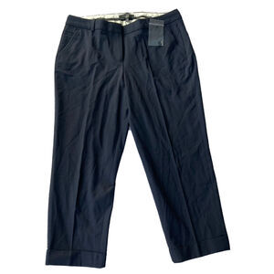 Talbots Pants Sz 10P Petite Chatham Ankle Chino Black Casual Dress Business Work